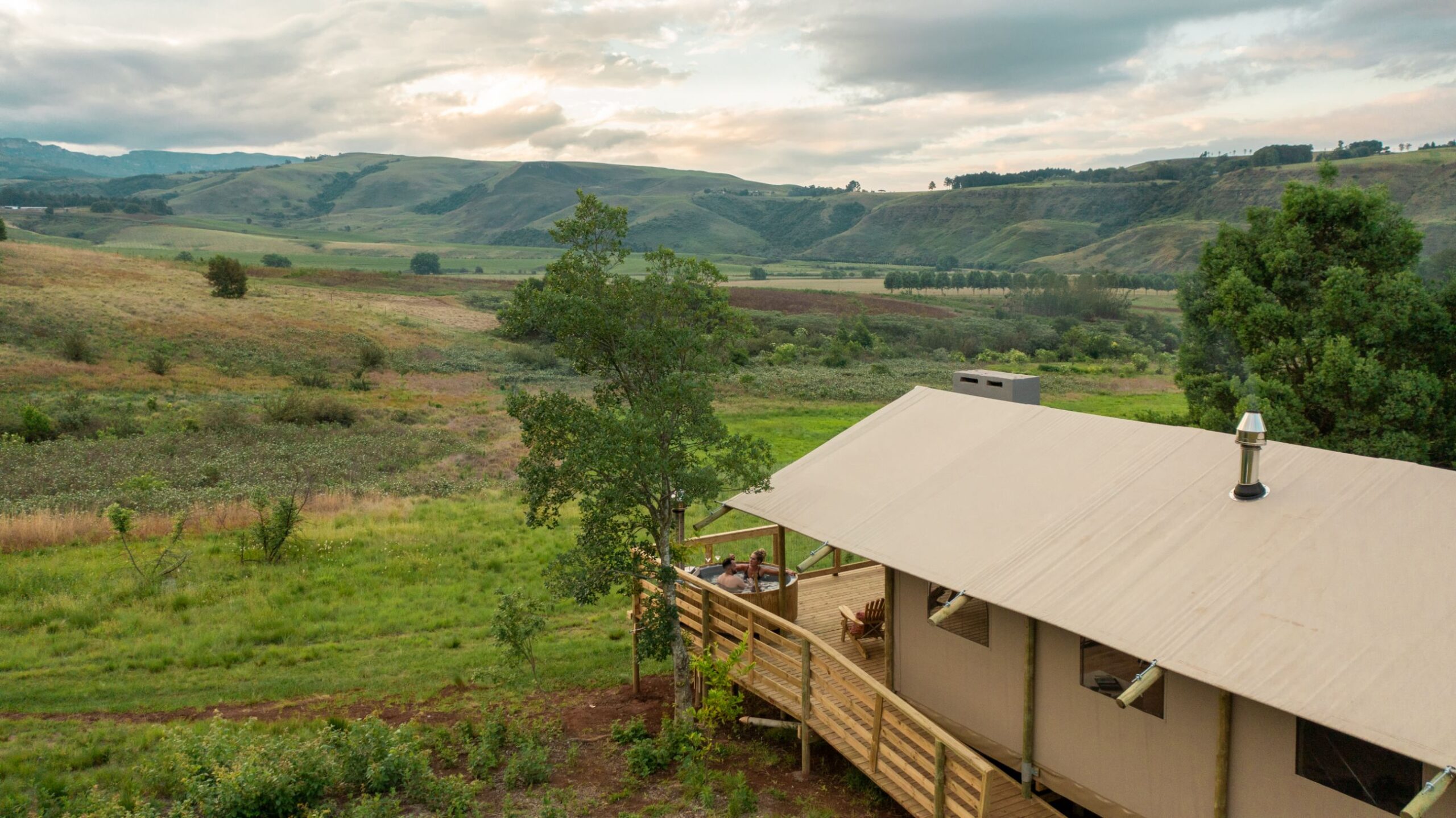 africamps champagne valley drakensberg boutique glamping south africa