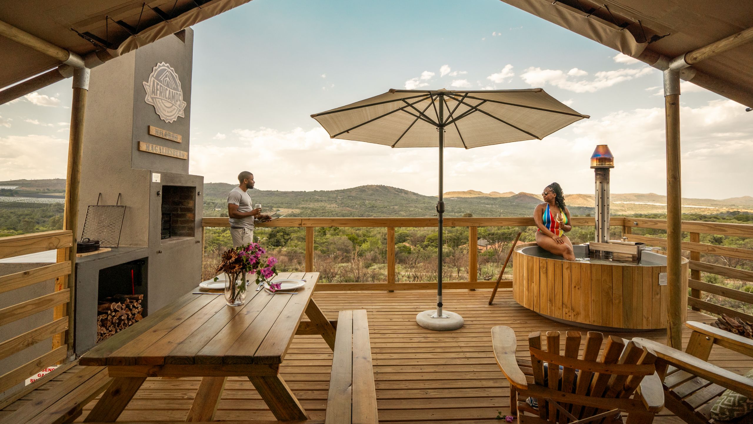 africamps at milorho magaliesberg glamping south africa