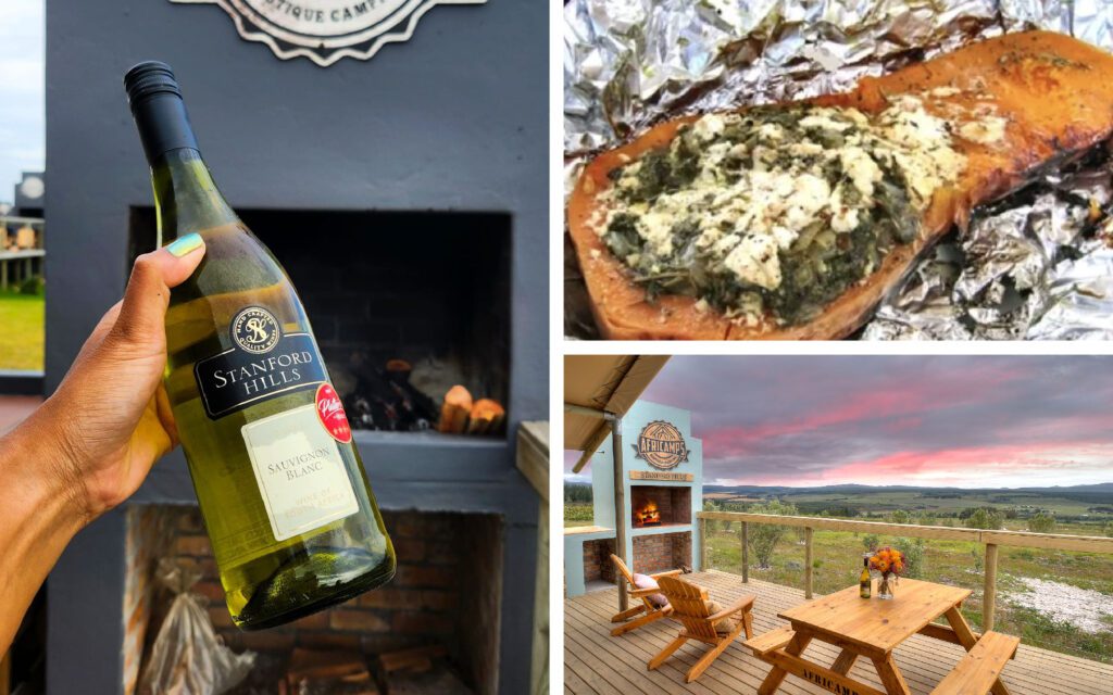 africamps glamping stanford hills wine braai butternut recipe