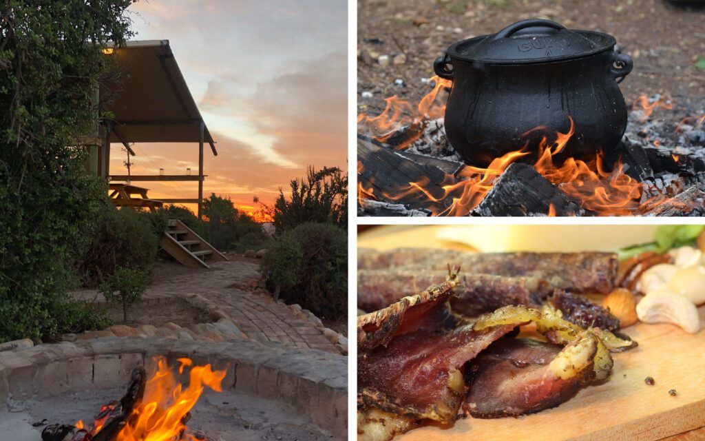 africamps klein karoo oudtshoorn ostrich biltong recipe braai glamping