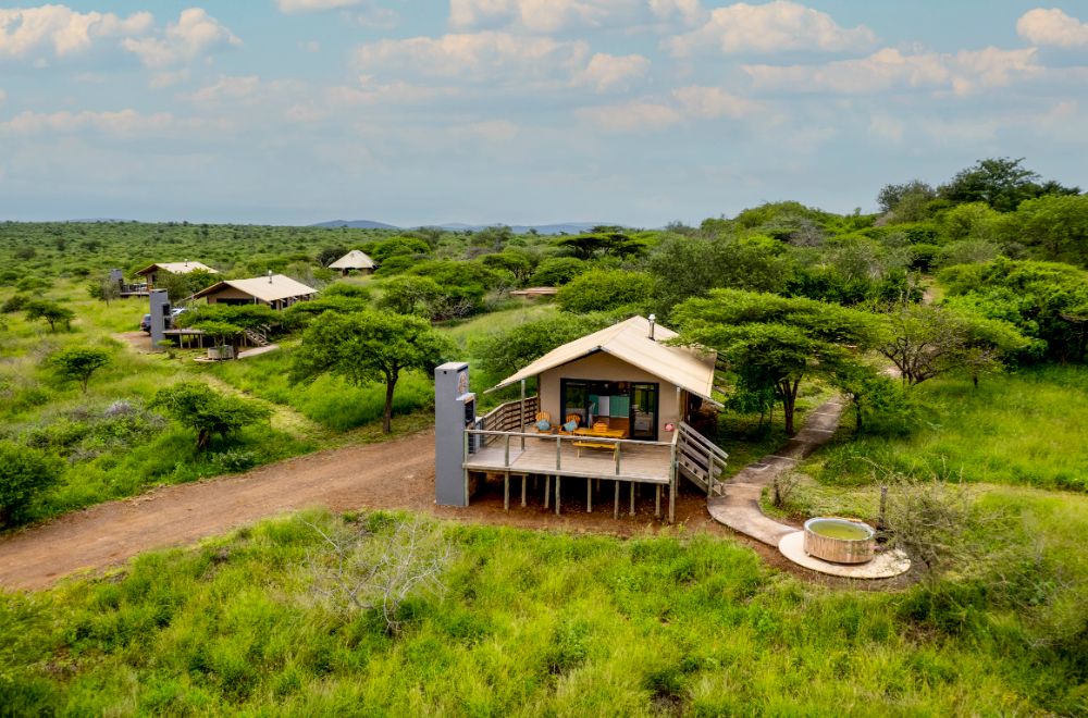 africamps at white elephant safaris, pongola game reserve, boutique glamping south africa