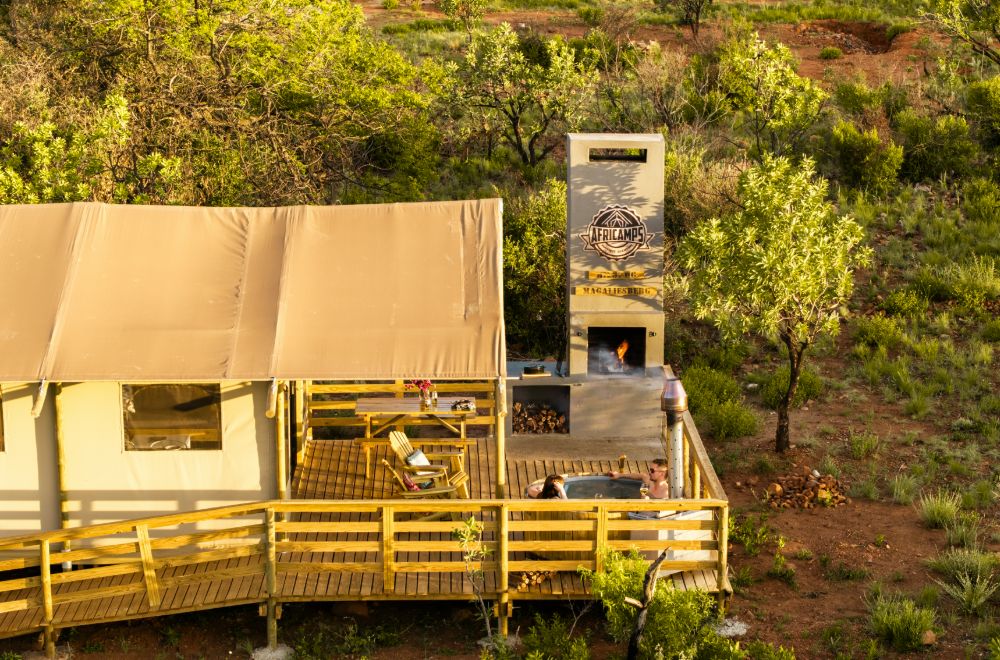 africamps at milorho, magaliesberg glamping south africa
