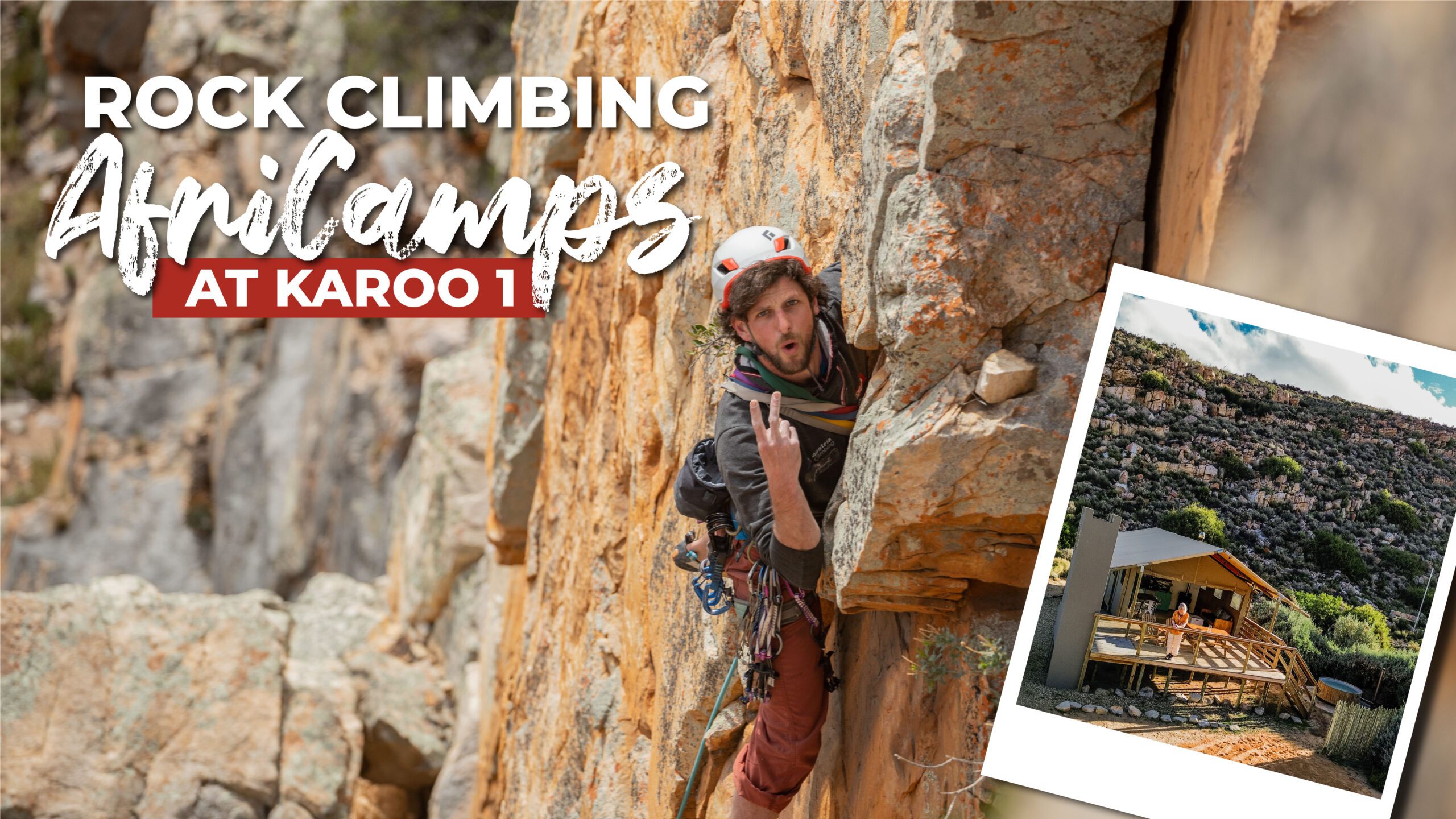 Rock Climbing at AfriCamps at Karoo 1